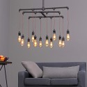 lampadario a sospensione industriale 12 luci - Vostok