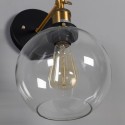 lampadario metallo e vetro dell'annata - Olivia