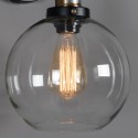 Lampada ombra singolo trasparente - Olivia