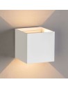 Applique IP54 – bianco design Cubic