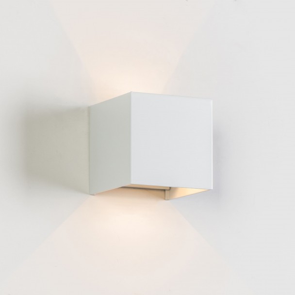 elegante cubo di muro sconce - Cubic blanc