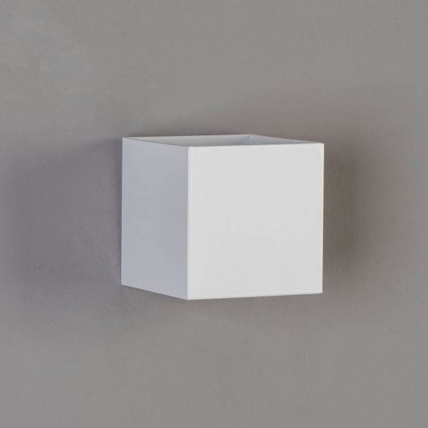 armonioso lampada elegante - Cubic blanc