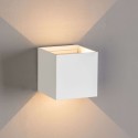 basso prezzo bianco si lampada a muro - Cubic blanc