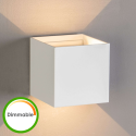 cubo funzione dimmerabile lampada a muro - Cubic blanc