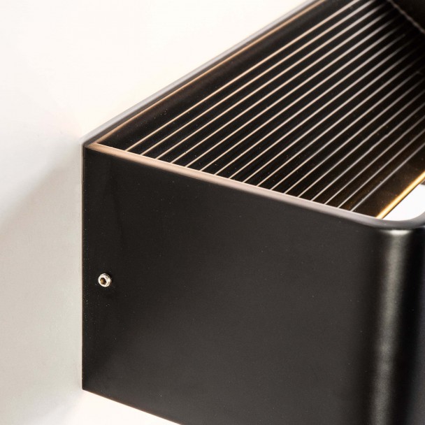 in alluminio nero della lampada a muro del LED - Quadra
