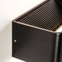 in alluminio nero della lampada a muro del LED - Quadra