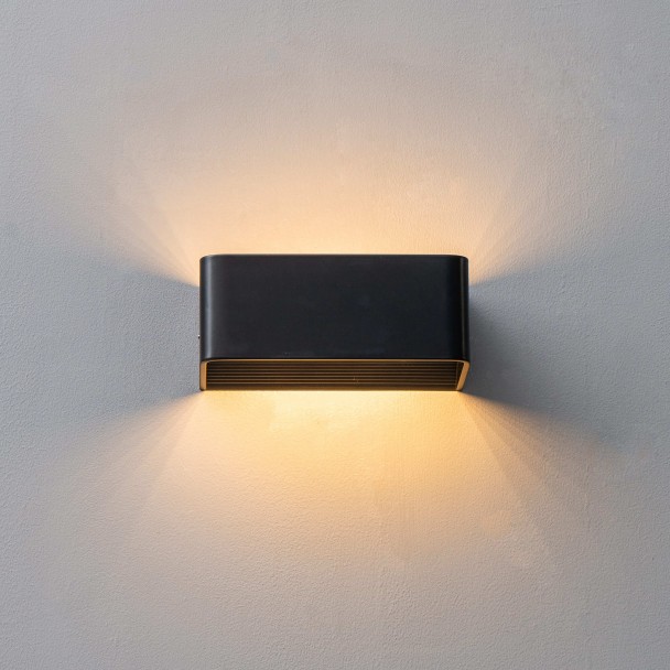 Nero tende a lampada a muro - Quadra