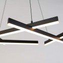 Grande sospensione a LED in stile art deco