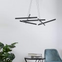 Lampada a sospensione a LED nera ultra decorativa