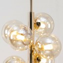 Lampada a sospensione con sfere di vetro