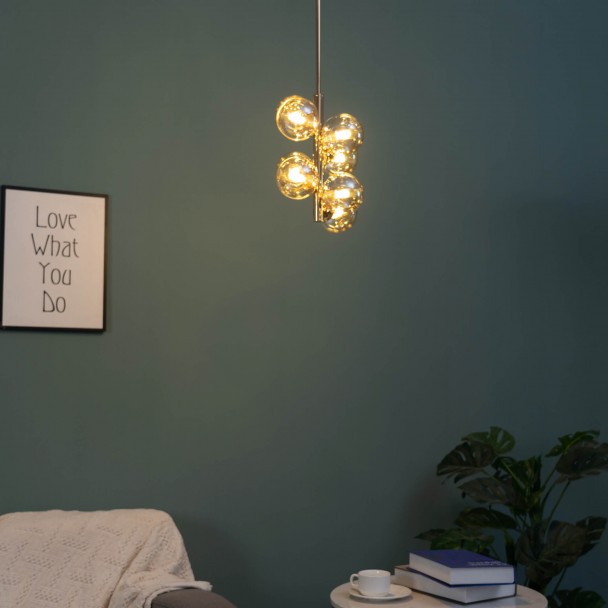 Sospensione con design a 8 sfere