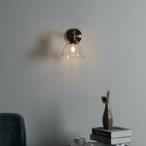 Lampada da parete vintage