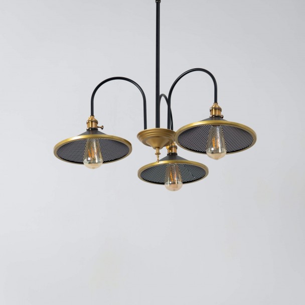 Lampada a sospensione marrone molto decorativa