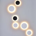 Applique rotonde nere