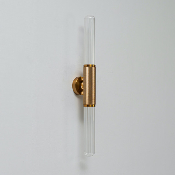 Grande applique chic in metallo dorato