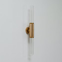 Grande applique chic in metallo dorato