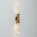 Lampada da parete contemporanea a cilindro in vetro