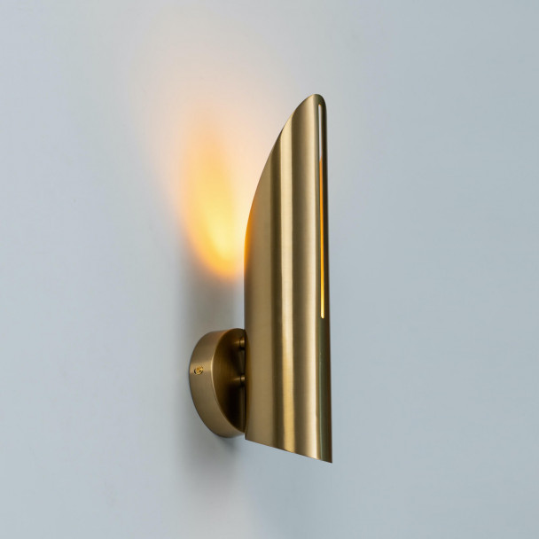 Lampada da parete moderna in oro