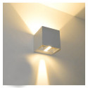 Applique LED dimmerabile bianca IP54 - Cubic