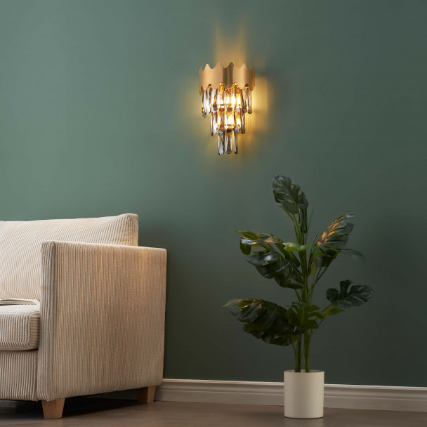 Lampada da parete in vetro di expensive