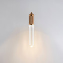 Lampada a sospensione in ottone lucido