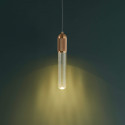 Illuminazione a sospensione con glitter