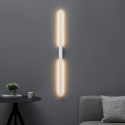 Plafoniera minimalista a LED bianchi
