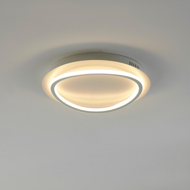 Plafoniera luce indiretta bianca