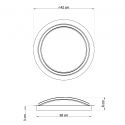 Plafoniera rotonda e minimalista