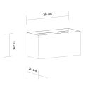 Applique a led per interni - Cubic
