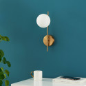 Applique con finitura in ottone - Neira