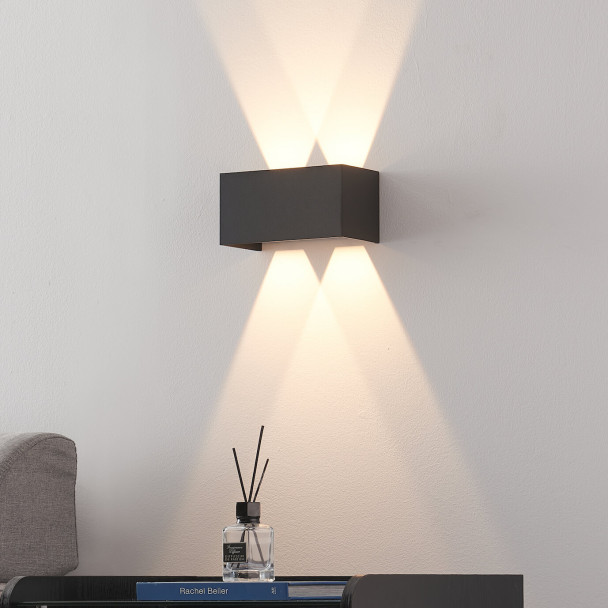 Illuminazione a parete, alta e bassa - Cubic