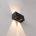 Applique rettangolare a led neri - Cubic