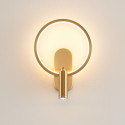 Lampada da parete dorata con luce di lettura - Lona