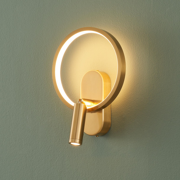Applique con finitura oro lucido - Lona