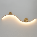 Lampada da parete a onde LED di design - Curva
