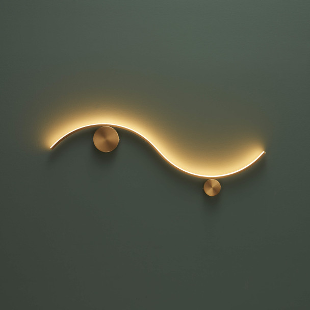 Lampada da parete decorativa e minimalista - Curva