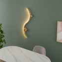 Applique LED integrata di colore bianco caldo - Curva