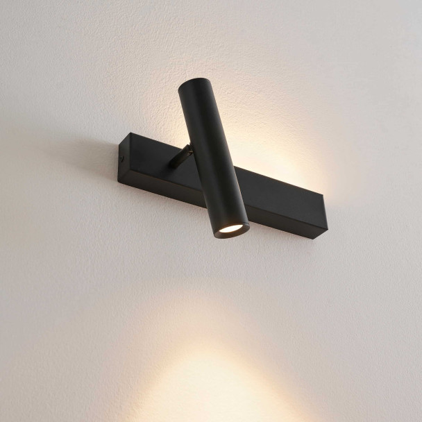 Lampada a parete con luce di lettura sul lato sinistro - Lodvi 