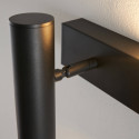 Lampada da parete in metallo nero - Lodvi 