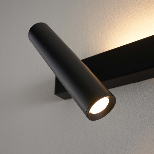 Lampada da parete rettangolare con luce di lettura - Lodvi 