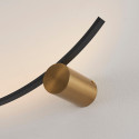 Applique LED nere e oro - Curva