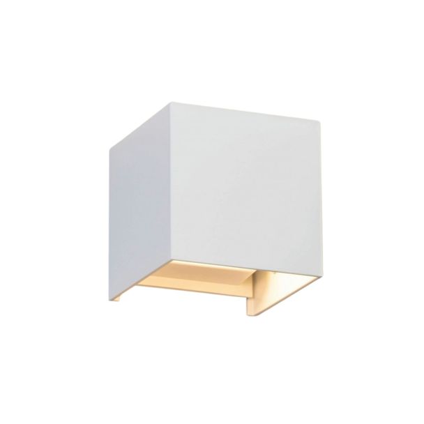 Applique LED dimmerabile bianca IP54 - Cubic