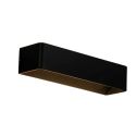 Applique Quadra nera LED 18W - 53 cm