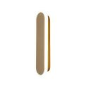 Applique longilinea minimalista dorata - Delia