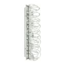 Applique da parete cromo lunga 62 cm – design Memphis