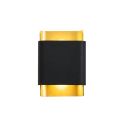 Parete light design in nero e oro - Manduria
