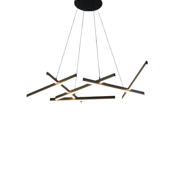 Sospensione LED incrociato liseré design - Taranto