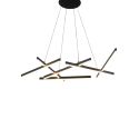 Sospensione LED incrociato liseré design - Taranto