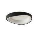 Plafoniera rotonda nera discreta LED dimmerabile - Belina
